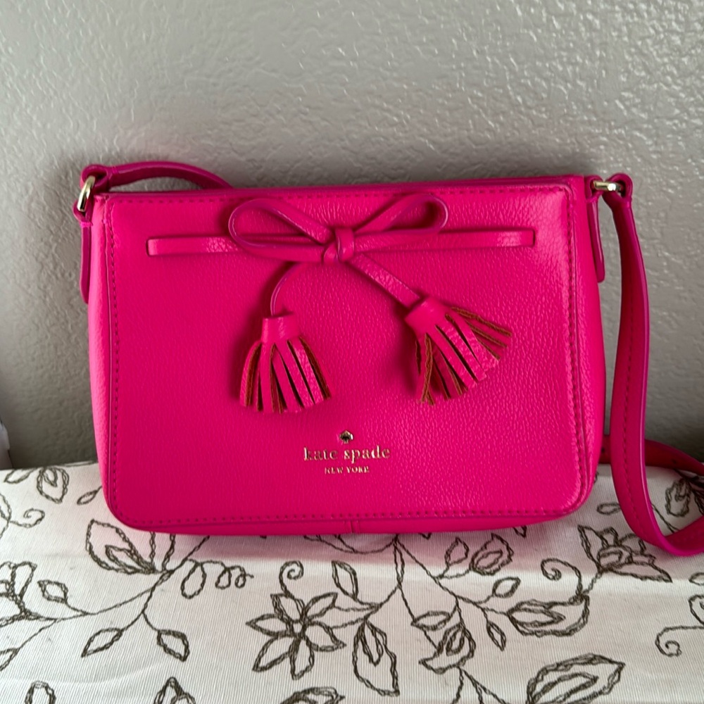 Kate spade hot pink crossbody purse